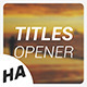 Grace // Titles Opener - VideoHive Item for Sale