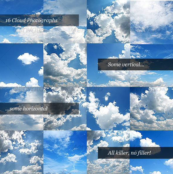 Cloud Photo Pack - Nature Textures