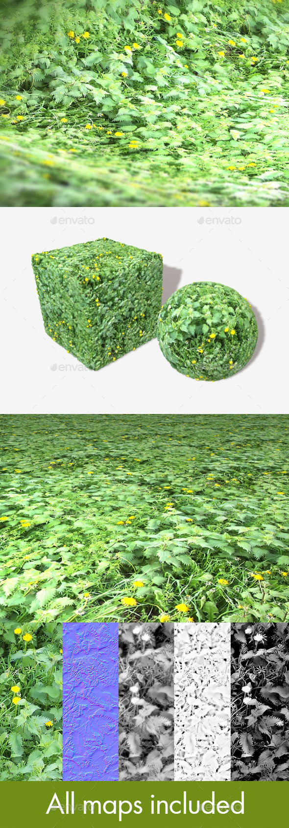 Weeds 2 Seamless - 3Docean 11507701