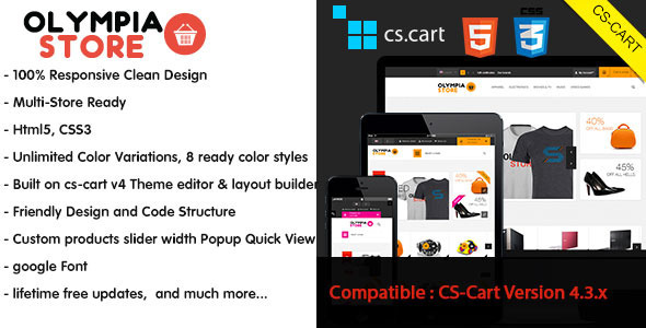 Olympia - Responsive CS-Cart Theme - CS-Cart eCommerce