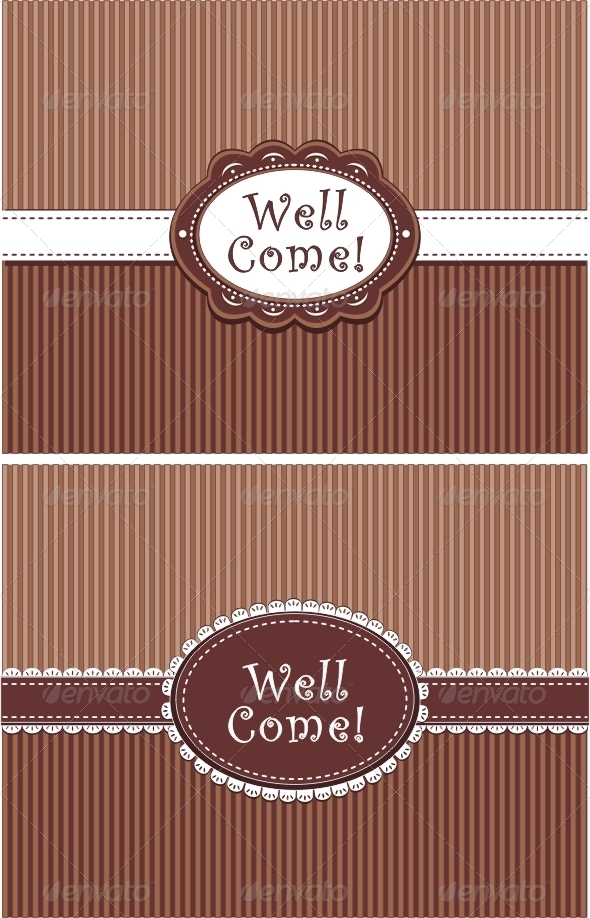 Invitation in chocolate colors - Invitations Cards & Invites