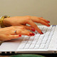 Woman Working on Laptop, Sitting on Sofa at Home, Businesswoman Sits at Home Works Remotely on - VideoHive Item for Sale