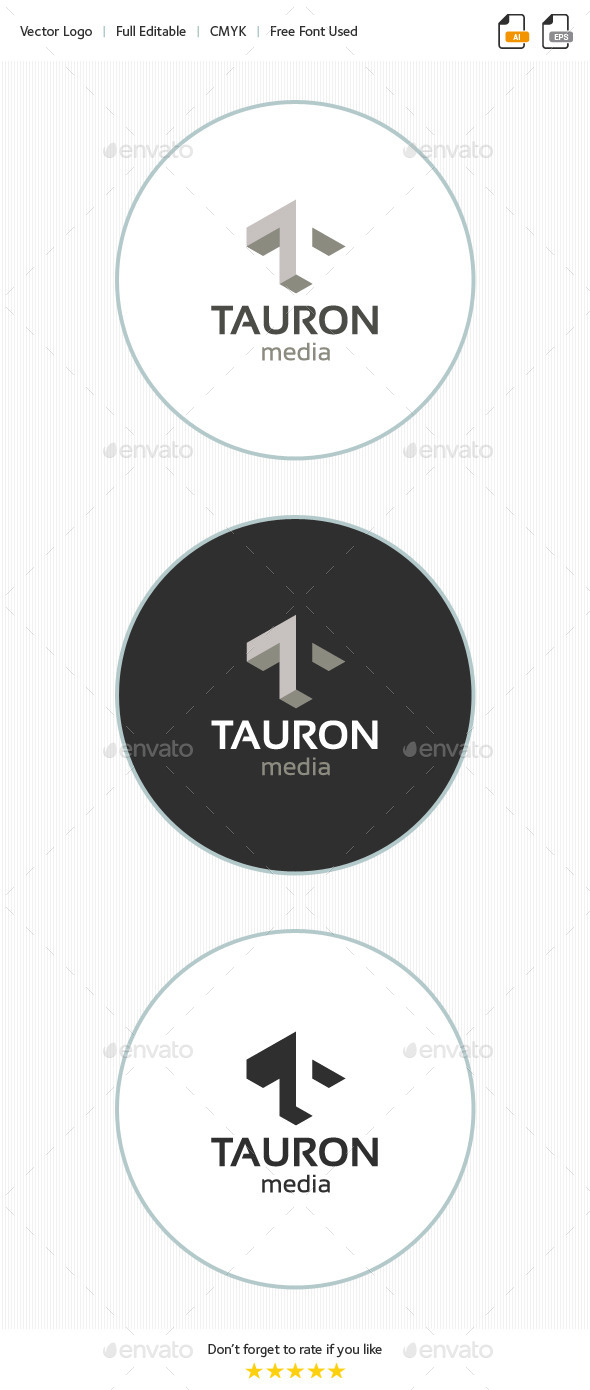 Tauron Media - Letter T - Letters Logo Templates