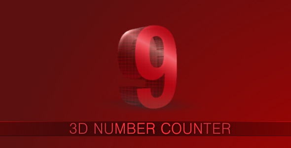 3D Number Counter Pack