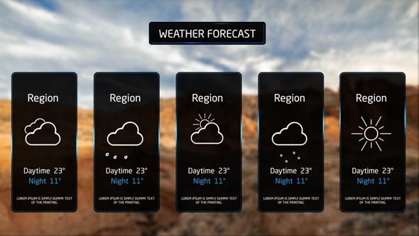 Weather Forecast Broadcast - VideoHive 11434523
