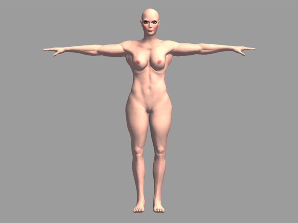 Nude Muscular Female 91