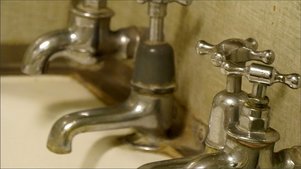 Silver Faucets on the Tub