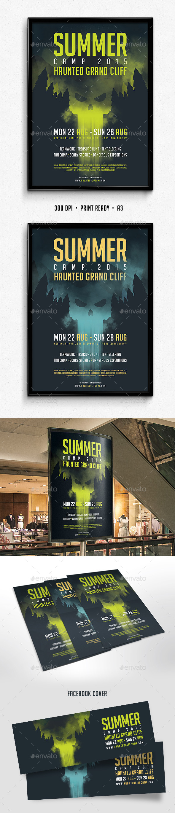 Camp Poster - Flyers Print Templates