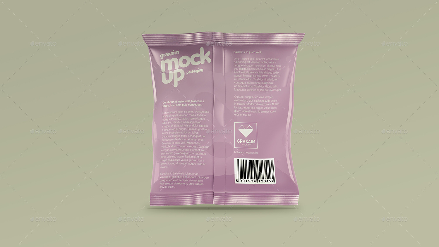 Download Foil Sachet Packaging - Realistic Mock-up by Graxaim ...