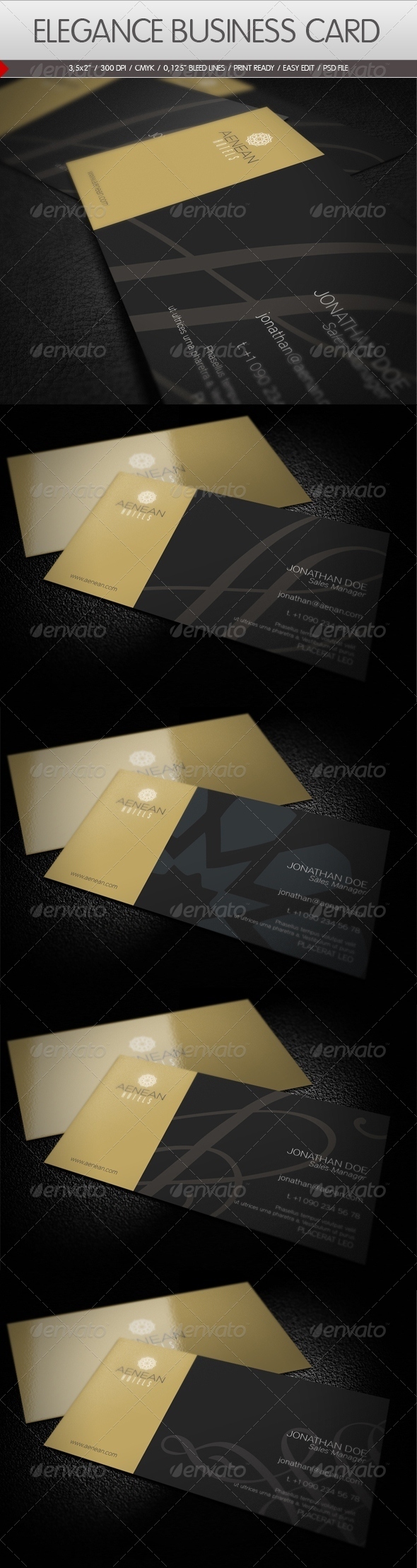 Elegance Business Card - Corporate Business Cards