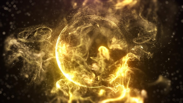 Gold Energy Sphere