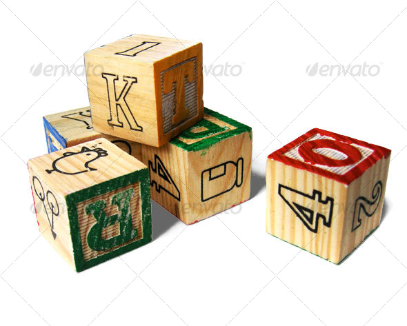 children's blocks wooden