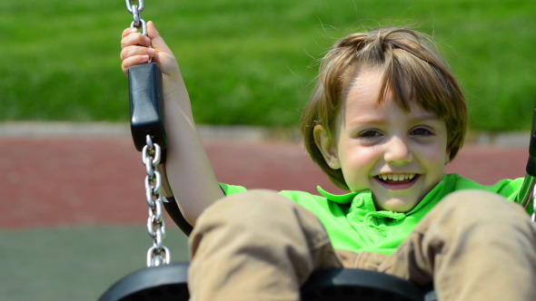 Kid Swinging