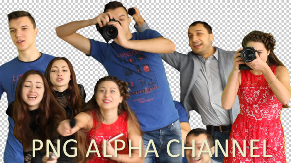 A Crowd Of Reporters Trying To Get An Interview alt