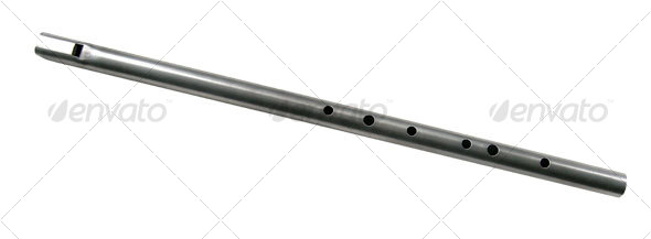 irish tin whistle or pennywhistle - Activities & Leisure Isolated Objects