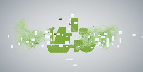 Cube Shatter Logo Reveal