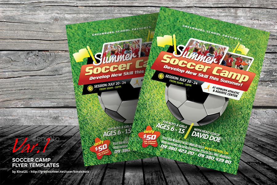 free soccer flyer template