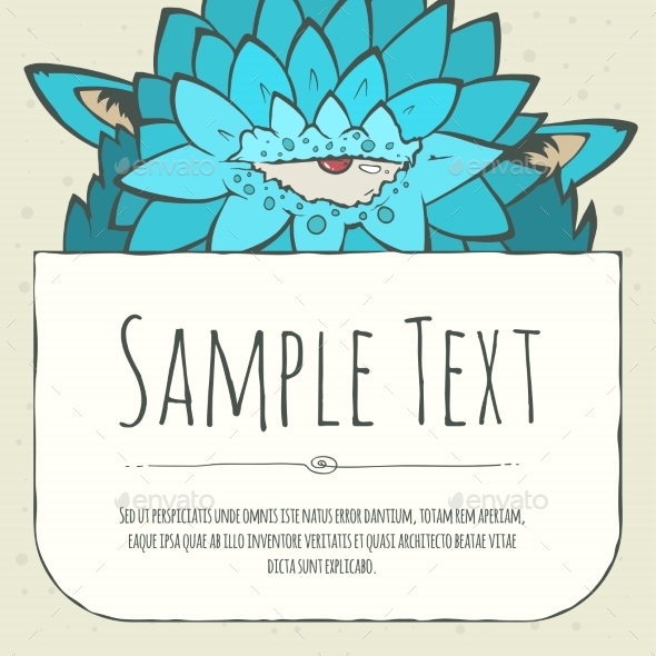 Doodle Cartoon Monster Greeteng Or Invitation - Birthdays Seasons/Holidays
