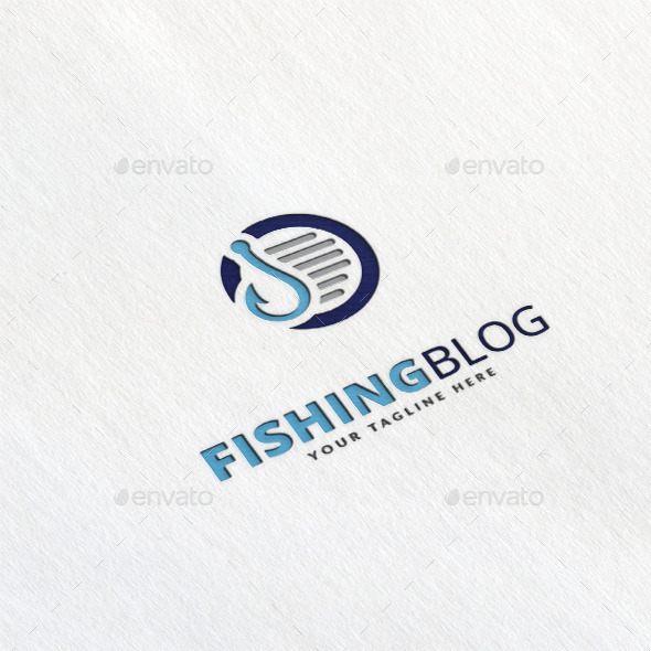 Fishing Blog Logo Template By Maraz2013 