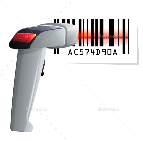 barcode scanner clipart