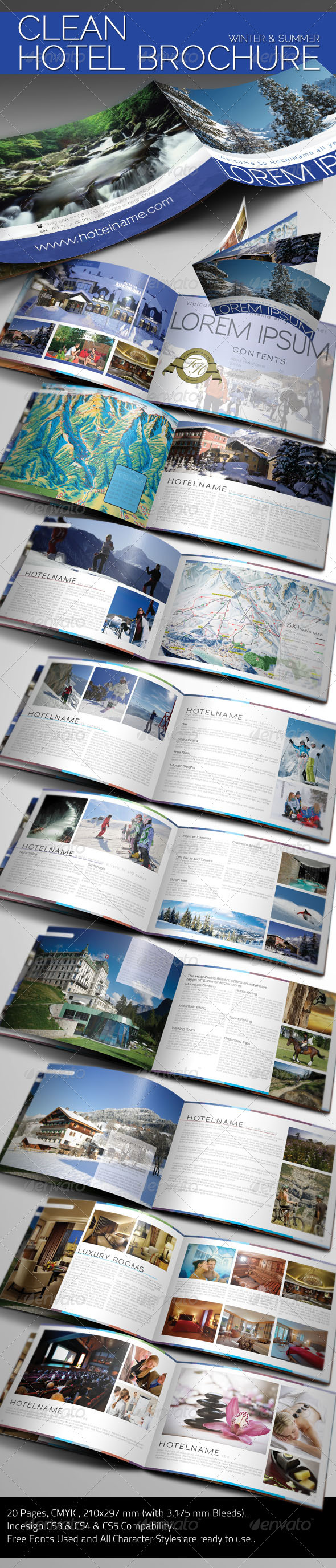 Clean Hotel Brochure - Corporate Brochures
