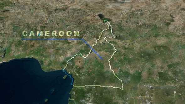 Cameroon World Map Motion Graphics VideoHive   Inline Image Preview 