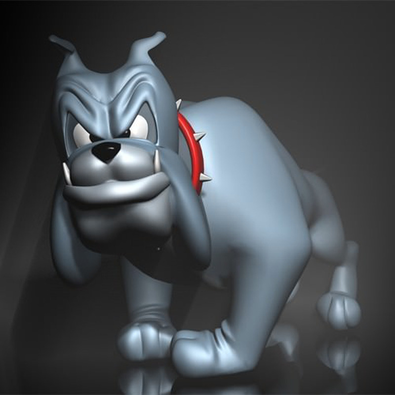 Cartoon Bulldog RIGGED by supercigale | 3DOcean