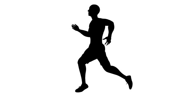 Athlete Man Sprinting