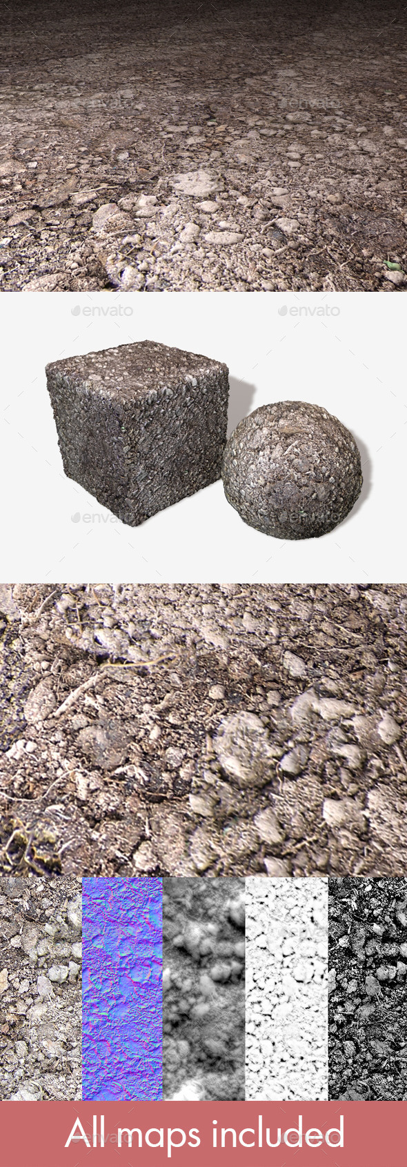 Soil Seamless Texture - 3Docean 11582059