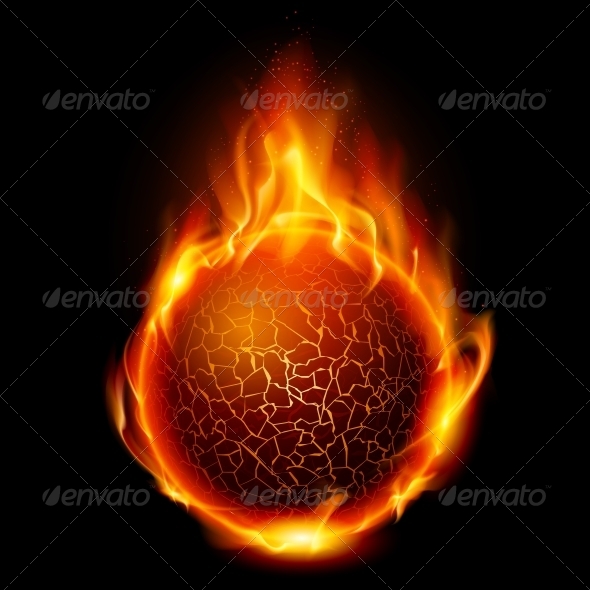 Fire Ball - Abstract Conceptual