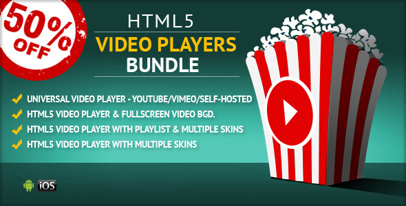 HTML5 Video Players Uber Bundle - CodeCanyon Item for Sale