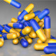 Pills Bouncing On A Reflective Surface - VideoHive Item for Sale