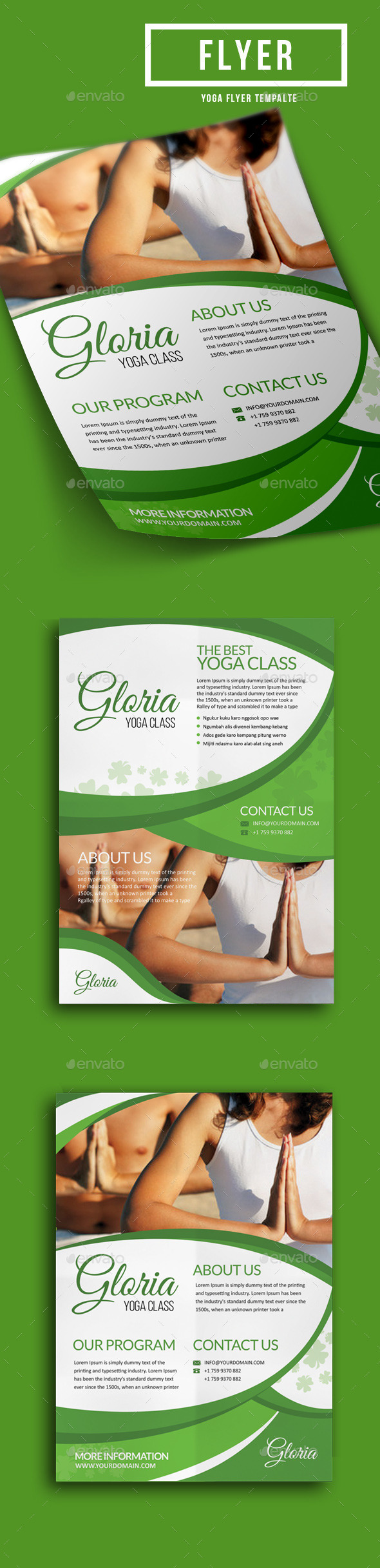 class flyer template