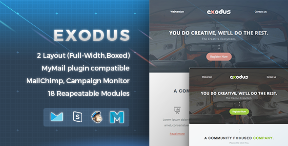 Exodus Newsletter - ThemeForest 11592421