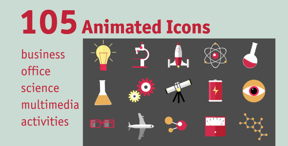 105 Animated Icons