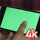 Girl Using Smartphone with Green Screen - VideoHive Item for Sale