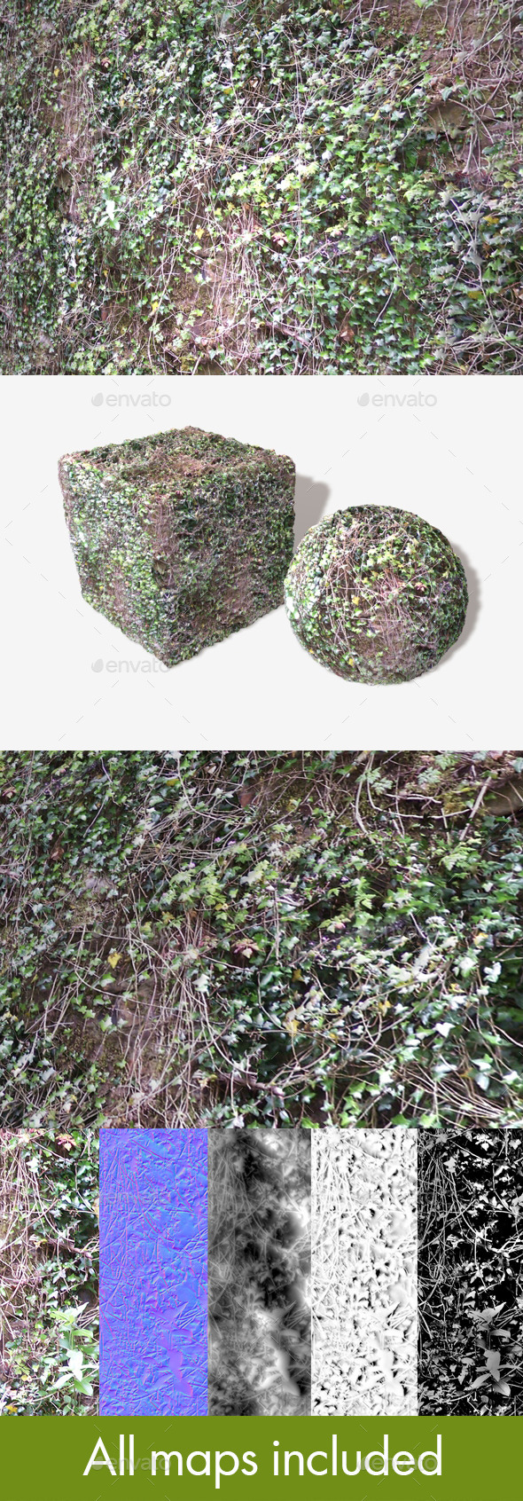 Overgrown Ivy Vines - 3Docean 11603563