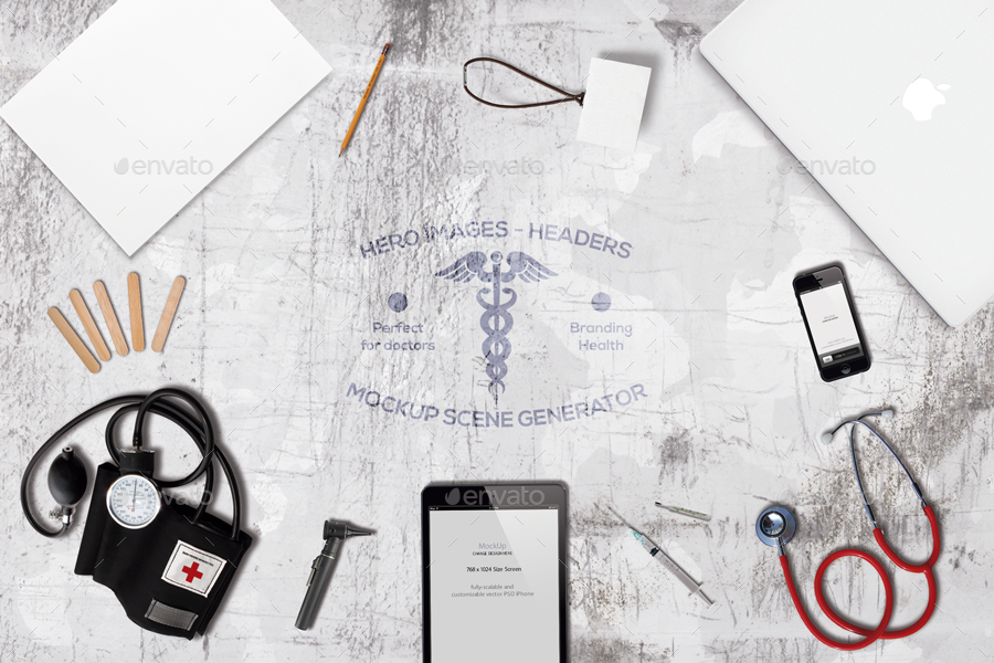 Download Medical Mockup Generator By Gassh Graphicriver