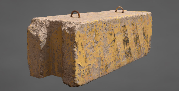 Concrete Block - 3Docean 11609598