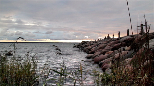An Image of the Seawall, Stock Footage | VideoHive