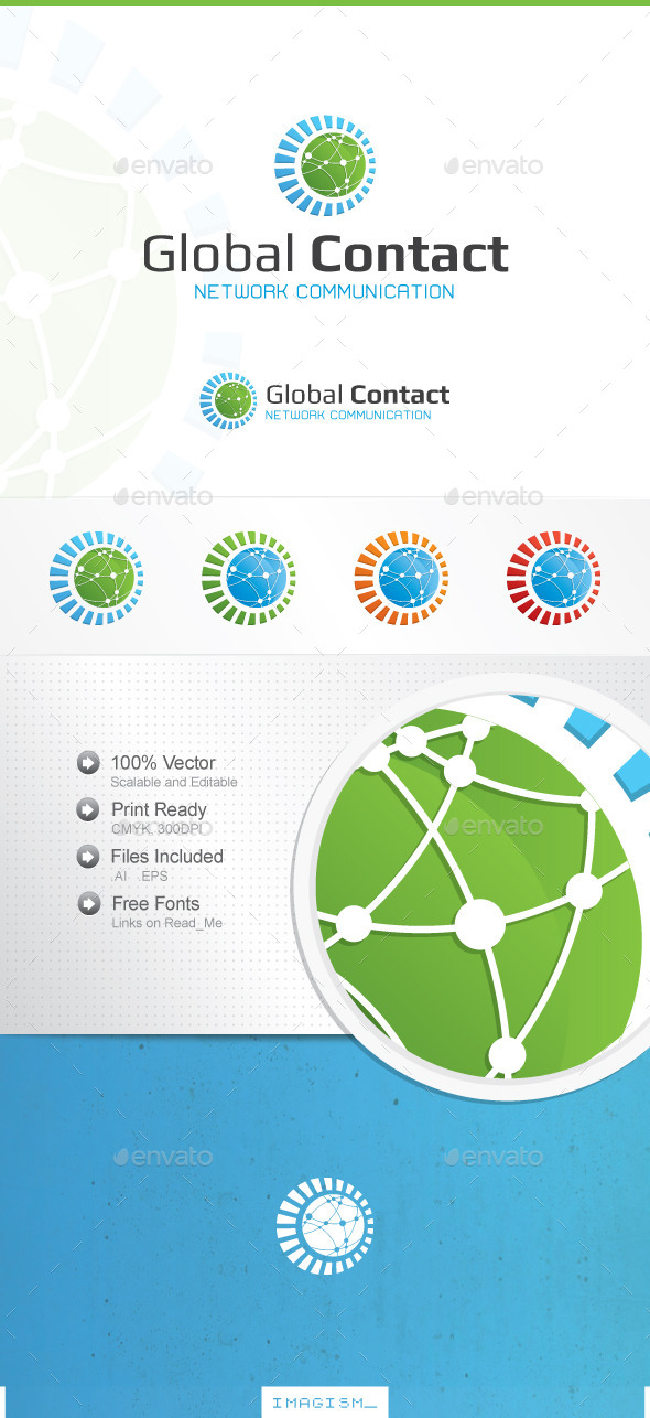 Global Contact Logo - Symbols Logo Templates