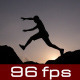The Silhouette Of Man Jumping The Silhouette Of Man Jumping - VideoHive Item for Sale