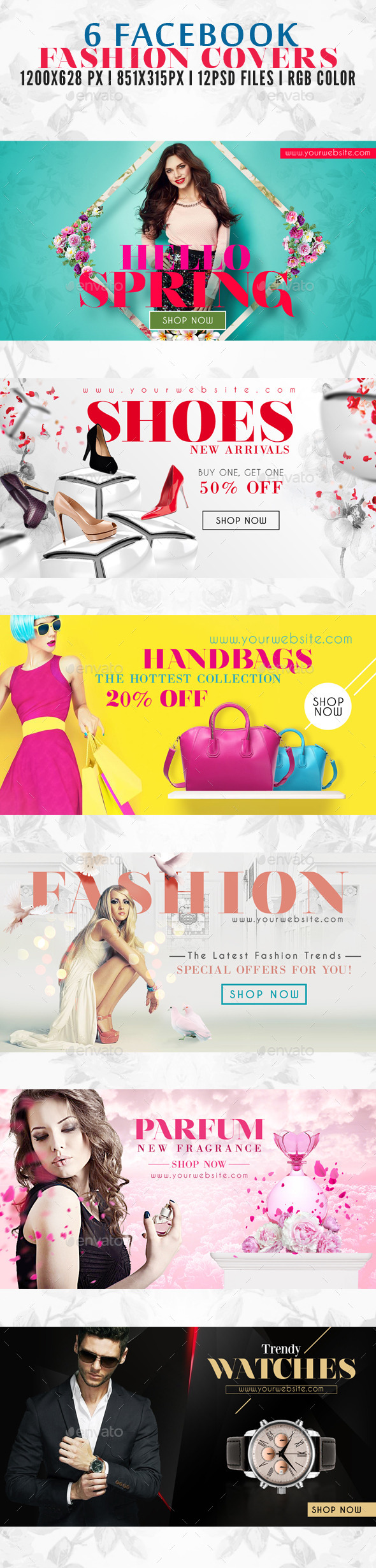 6 Facebook Fashion Covers - Facebook Timeline Covers Social Media