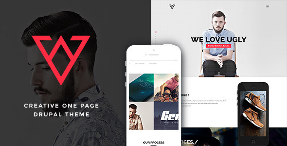 Viska - Creative One Page Drupal Theme