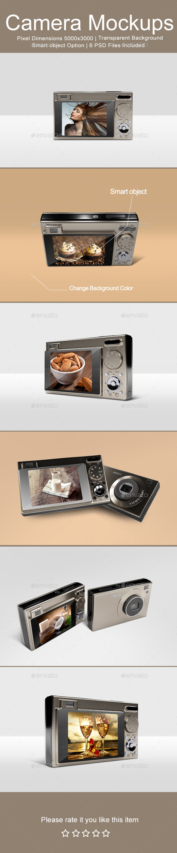 Camera Mock-ups - Miscellaneous Displays
