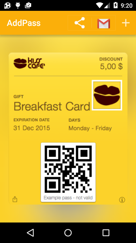 How to add coupons to passbook