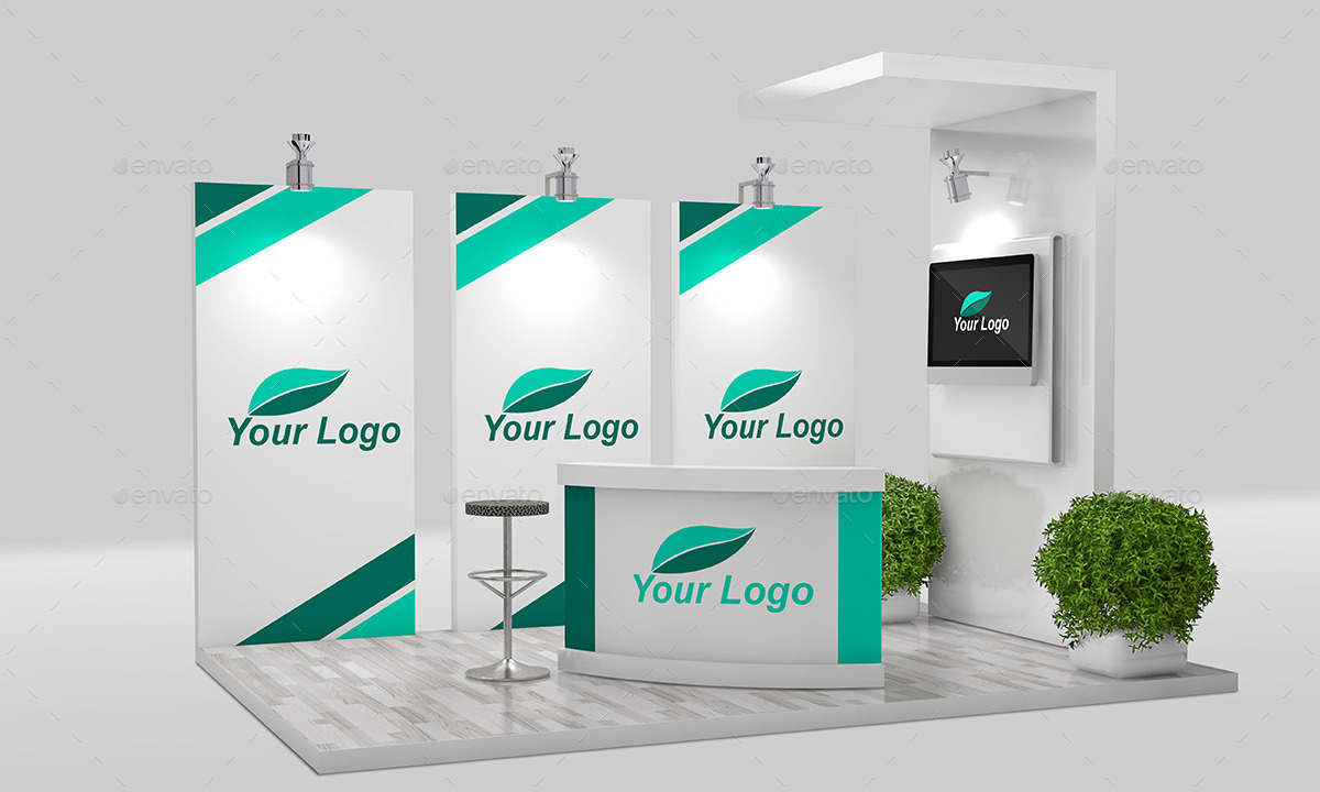 Free Mockups Trade Exhibition Booth Mockup Free Psd