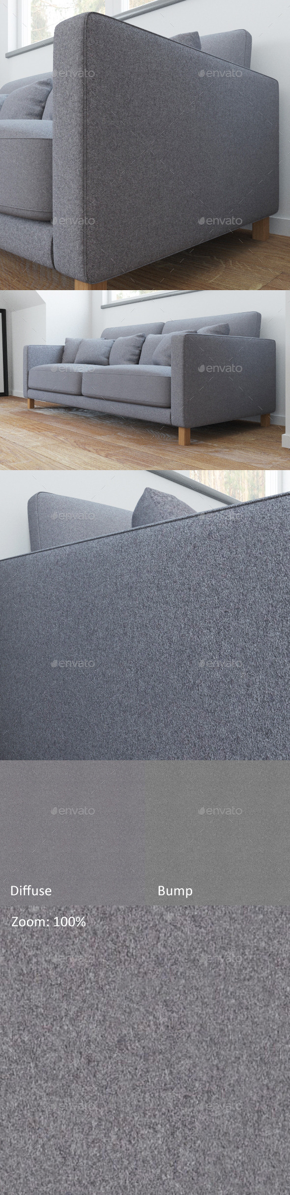 Gray wool texture - 3Docean 11626000