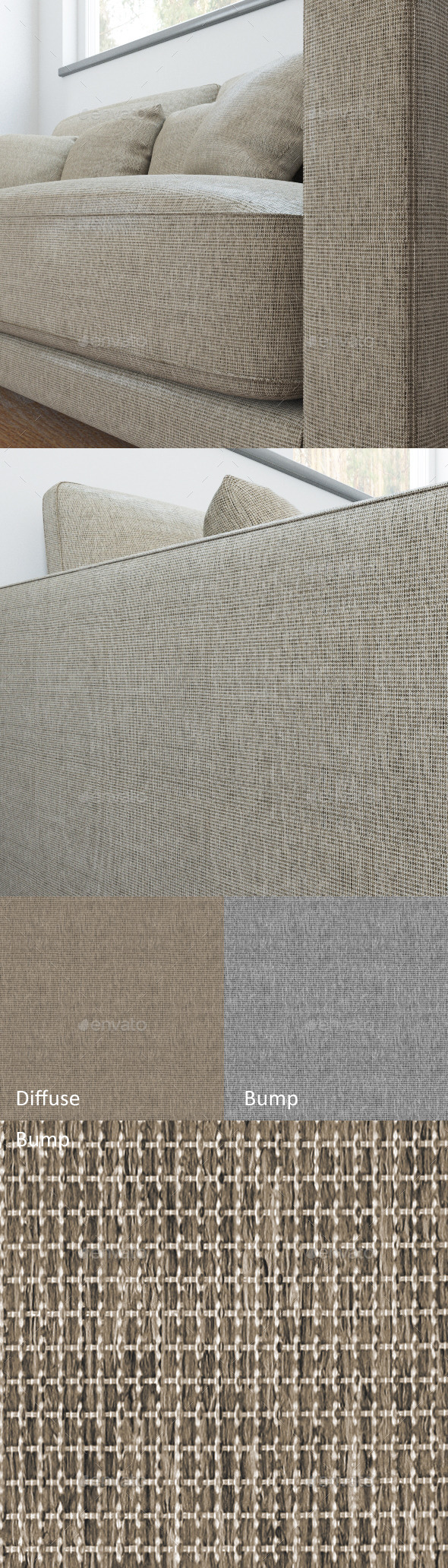 Old Sacking Texture - 3DOcean Item for Sale