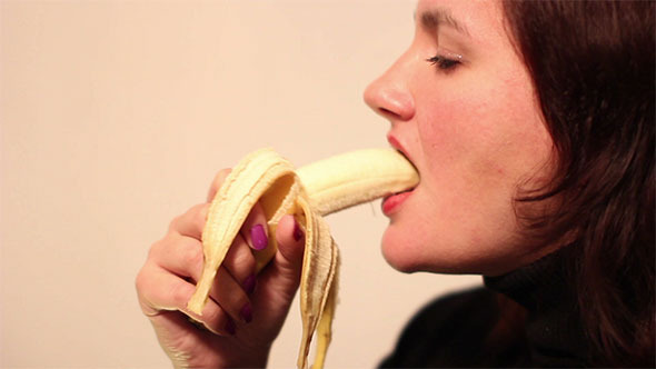 Bananas women eating Women Eating